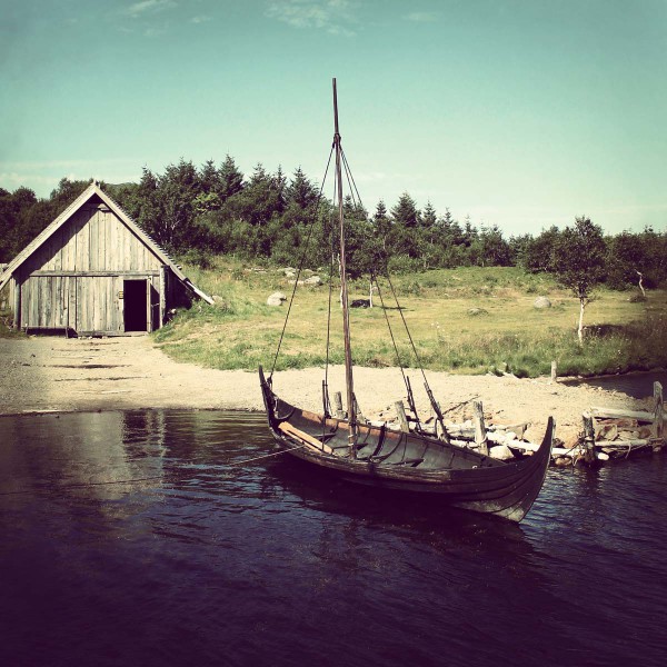 Barca vikinga en Noruega