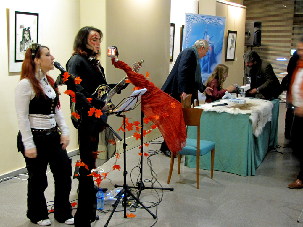 Presentación de Neimhaim en Villaviciosa de Odón, con la participación del grupo Duendelirium.