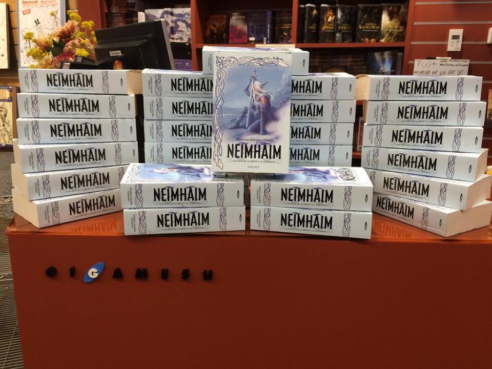 Los primeros ejemplares de Neimhaim llegan a la librería Gigamesh.